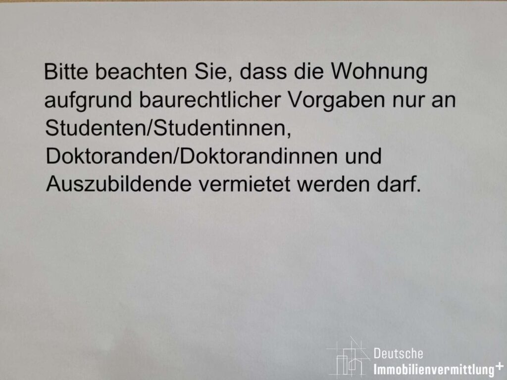 Nur an Azubis und Studenten