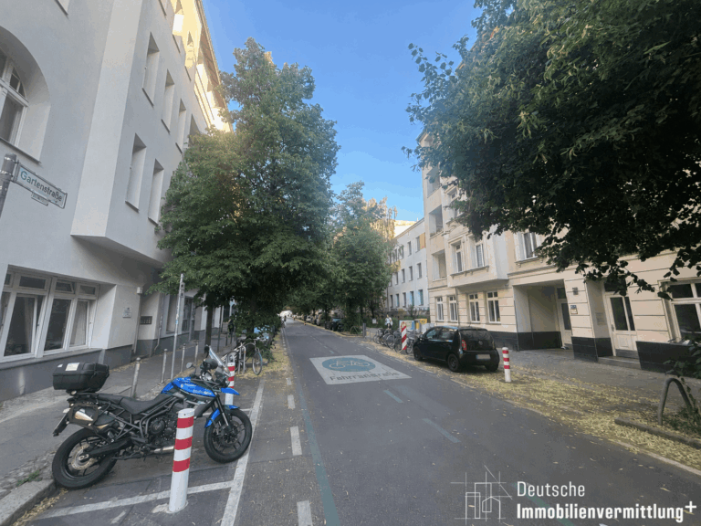 ruhige Fahrradstraße ohne Durchgangsverkehr