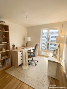 visuell dargestelltes Arbeitszimmer