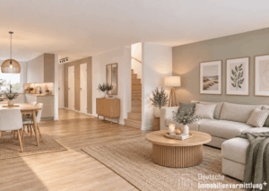 visualisiertes Wohnzimmer