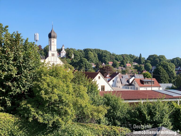Blick vom Balkon