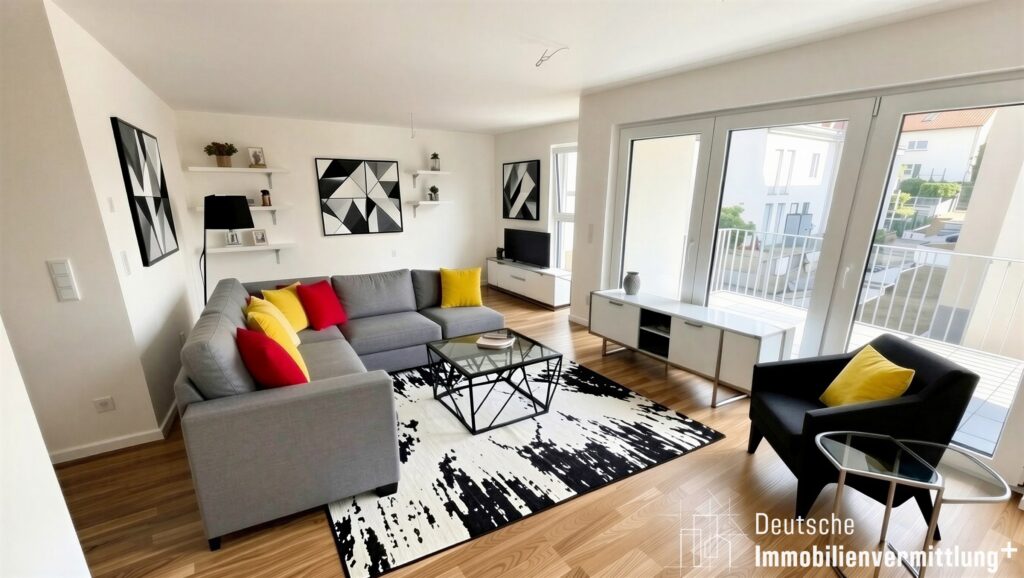 visualisiertes Wohnzimmer